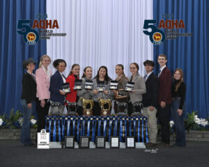 National Champions at AQHA World Show Collegiate Horse Judging Contest