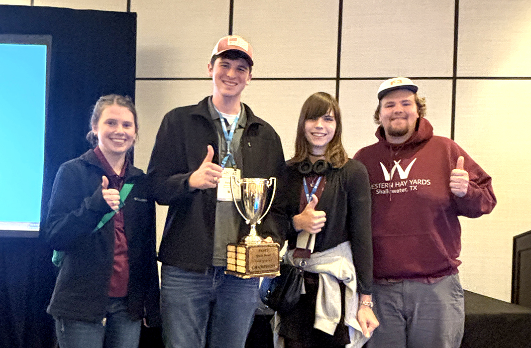 Texas A&M soil and crop sciences department shines at international conference